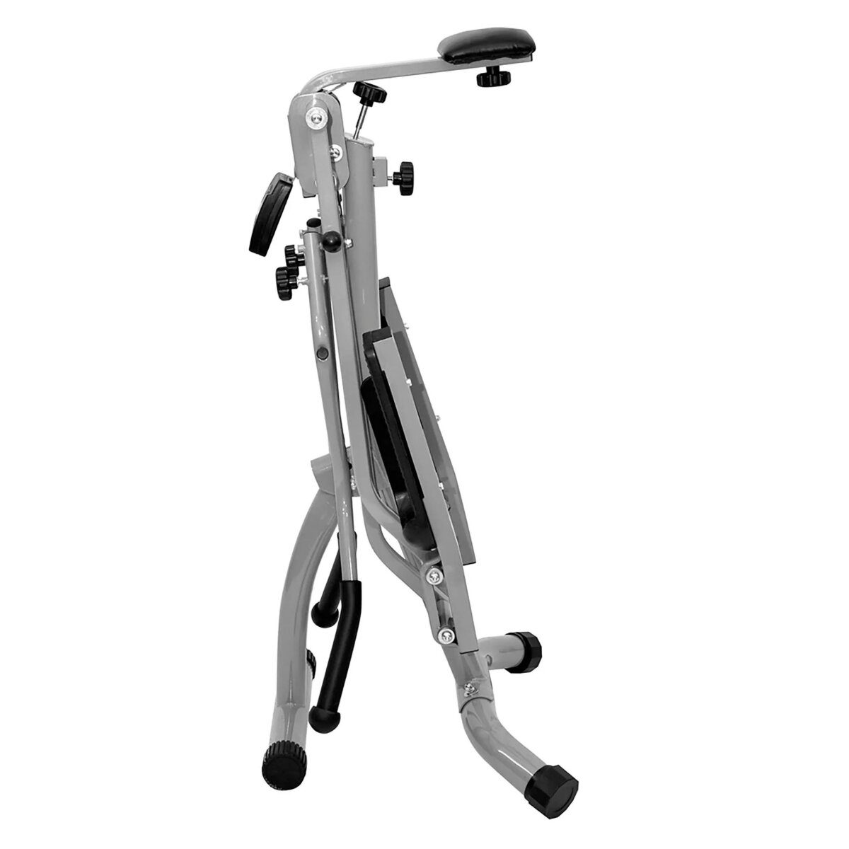 CHRISTOPEIT SPORT Nordic Walker cross trainer with abdominal cushion, silver