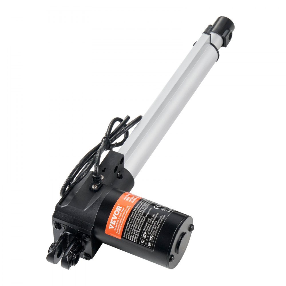 24V Linear Actuator Kit 10" 2.5cm/s 99.79kg/1000N with IP44-Schutz