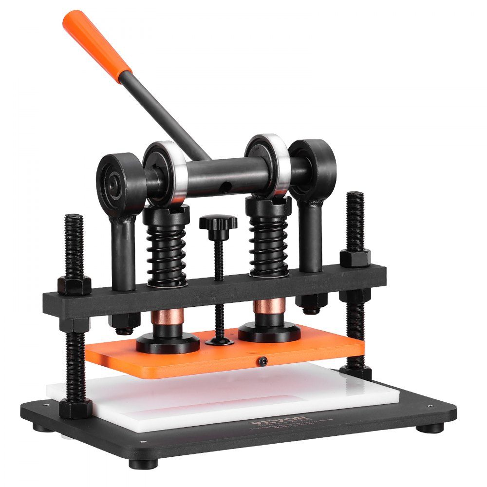 Machine de poinçonnage du cuir Machine de découpe du cuir manuelle 26x15 cm, machine de gaufrage du cuir 1,5 t Machine de poinçonnage du cuir robuste adaptée au cuir, mousse PVC/EVA, matériaux non adhésifs