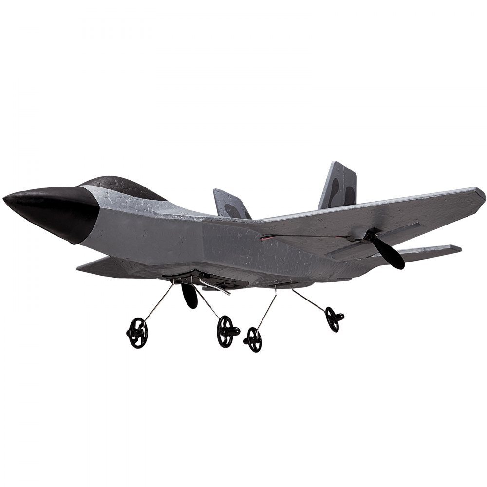 RC-Flugzeug, 2,4 GHz 2-Kanal-Fernsteuerungsflugzeug mit 6-Achsen-Gyro-Stabilisator, flugbereites Kampfflugzeugspielzeug mit 2 Batterien, einfach zu fliegendes RC-Segelflugzeug für Erwachsene, Kinder, Anfänger und Jungen