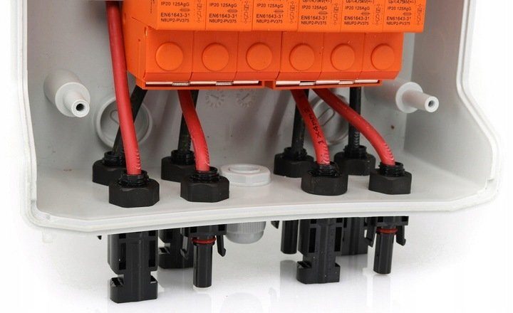 BOÎTE DE CONNEXION SOLAIRE PHOTOVOLTAÏQUE PV DC 2 cordes 1000V