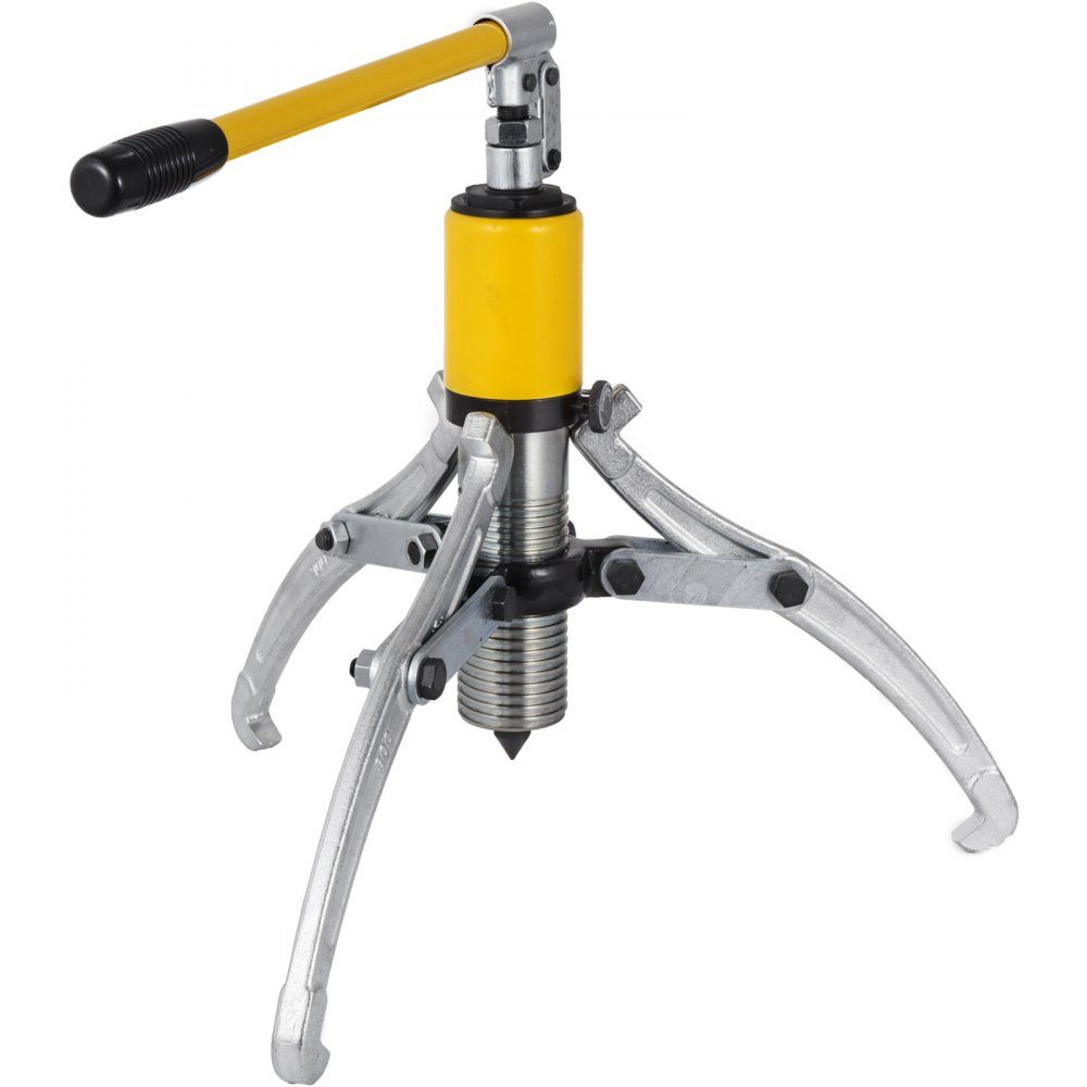 15T Hydraulic Puller, Hydraulic Wheel Hub Puller, Flywheel Puller, 3 Jaw Hydraulic Gear/Bearing/Wheel Bearing Puller, 180mm Maximum Reach, Hydraulic Bearing Puller