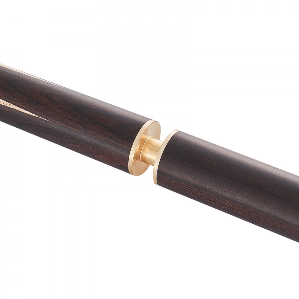 Snookerkeu poolkeu (1447,8 mm/540 g) met verlengstang en leren punt, aluminium behuizing en handdoek, biljartkeu, geschikt voor professionele pooltafels, bars, thuis, op kantoor