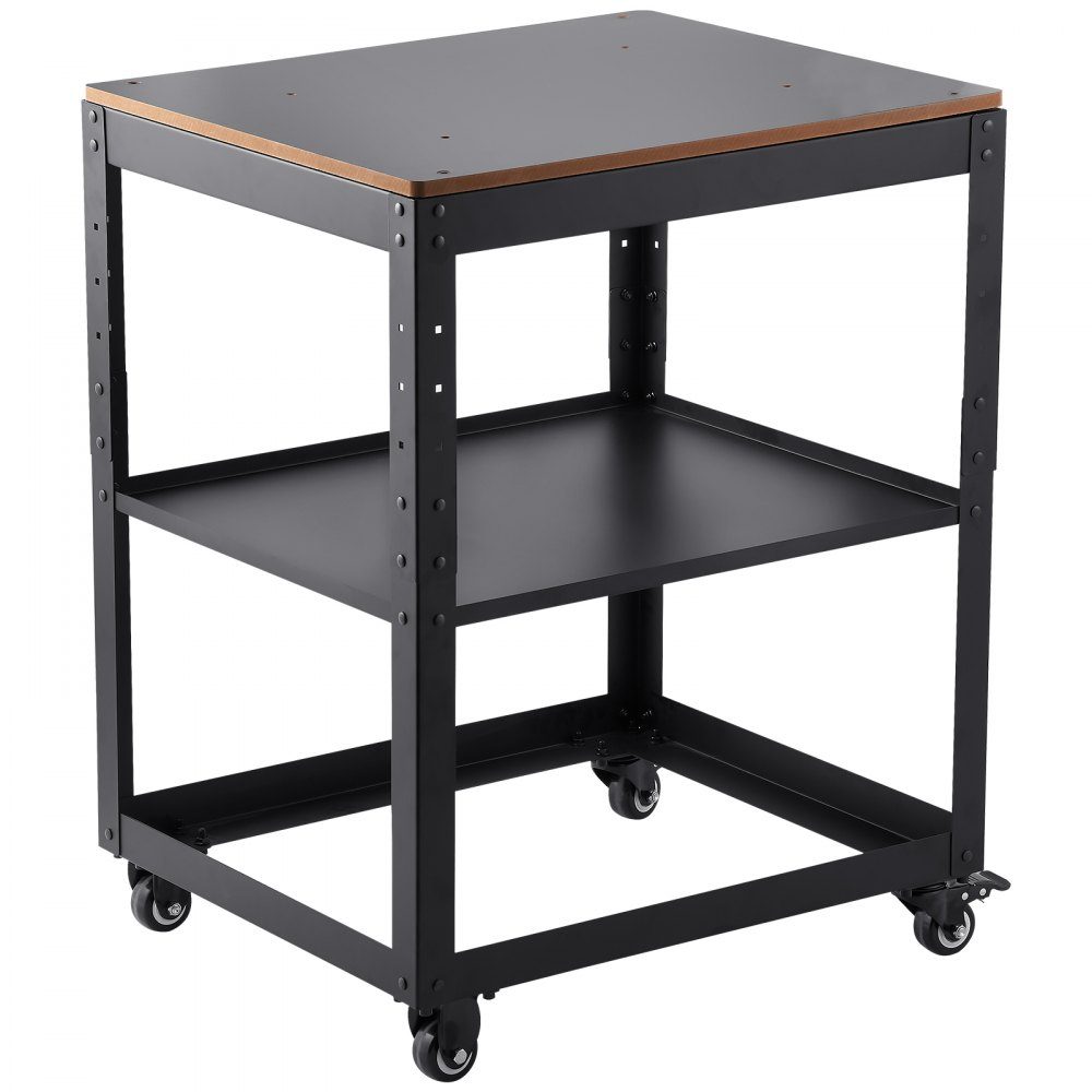 Machinestandaard dikteschaafmachine 70,3×60,3×90cm basisframe dikteschaafmachine staal & MDF Max. draagvermogen 45 kg. Machinetafel in hoogte verstelbaar. Compatibel met de meeste schaafzagen