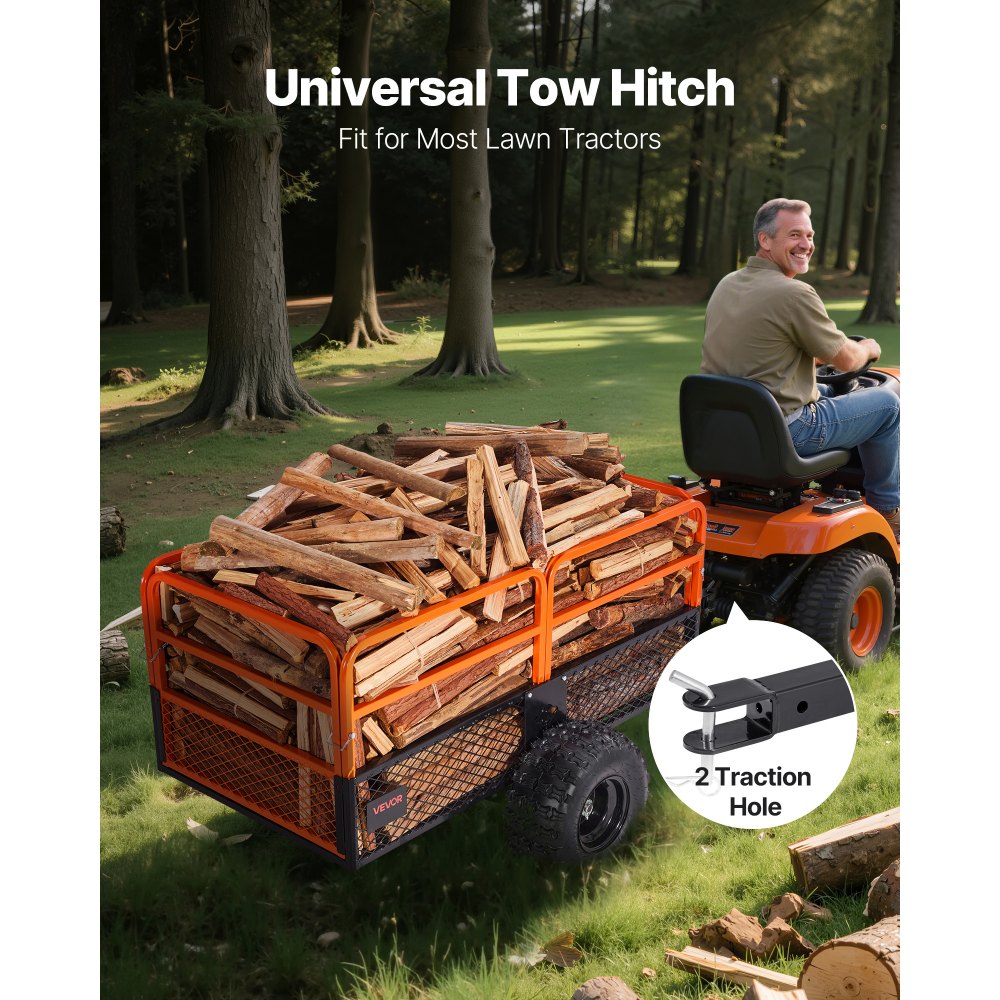 800.59 kg Steel Dump Trailer ATV UTV Trailer Pull-Back Dump Truck with Removable Back Garden Trailer Pull-Aft for Lawn Mowers, Tractors and Yard Waste 800.59 kg Steel Dump Trailer ATV UTV Trailer Pull-Back Dump Truck with Removable Back Garden Trailer Pull-Aft for Lawn Mowers, Tractors and Yard Waste