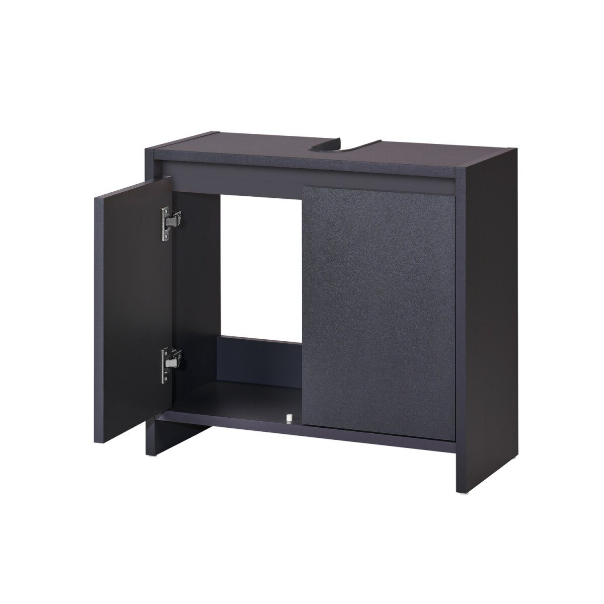 LIVARNO home “Oslo” washbasin cabinet with 2 doors, anthracite