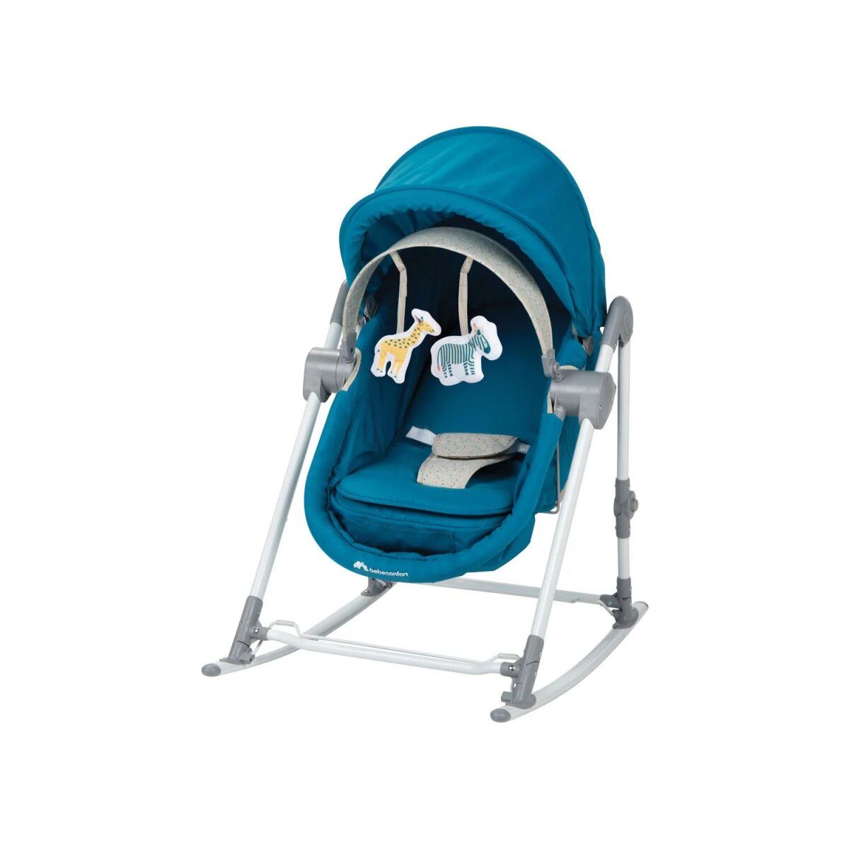bebeconfort baby rocker “Calys”, with play arch (Happy Day)