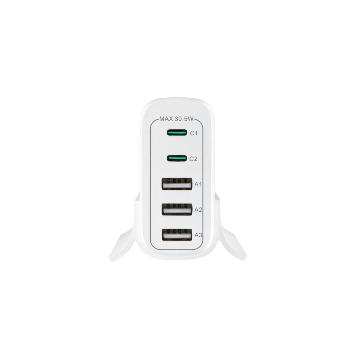 TRONIC® USB charging station »TUCSAC A1« (white)