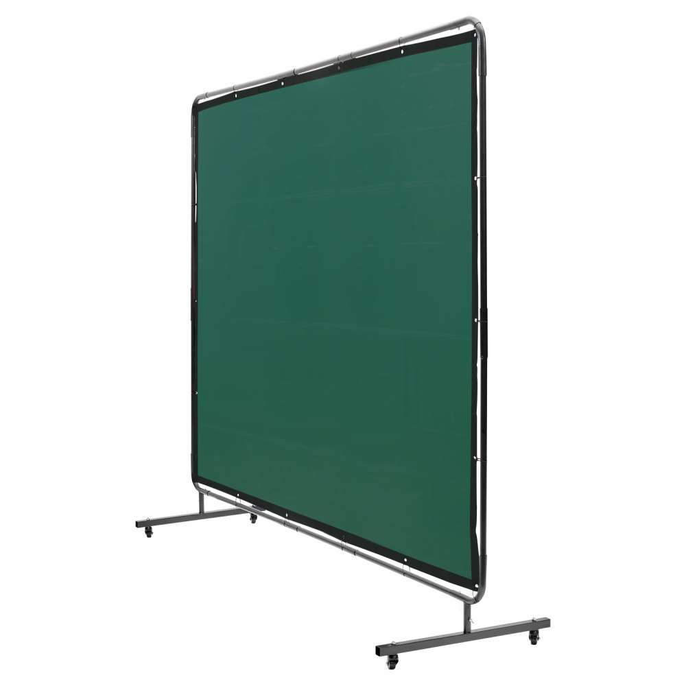 Rideau de soudage 1,8 x 2,4 m Rideau de protection de soudage en vinyle ignifuge Mur de protection de soudage avec 4 roues pivotantes et une couverture de soudage de protection UV à 6 niveaux Protection de soudage vert Rideau de soudage 1,8 x 2,4 m Rideau de protection de soudage en vinyle ignifuge Mur de protection de soudage avec 4 roues pivotantes et une couverture de soudage de protection UV à 6 niveaux Protection de soudage vert