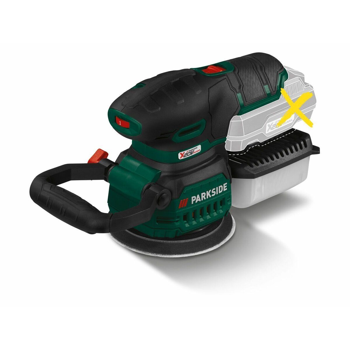 PARKSIDE® cordless eccentric sander, without battery and charger PAEXS 20-Li B2