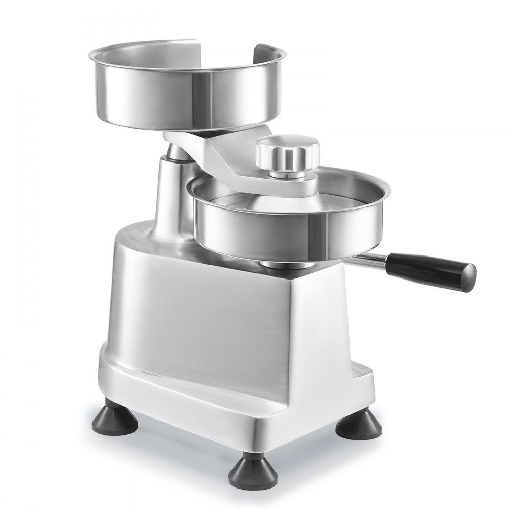 Kommerzielle Burgerpresse – Hamburger-Patty-Maker 10/13/15 cm, mit 3 Packungen Burgerpapier, professionelle Hamburgerpresse aus Edelstahl, perfekt zum Kochen von Burger-Patties und Grillzubehör