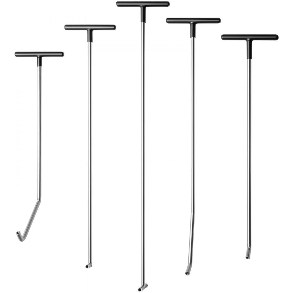 Dent Removal Kit with Bars, 13 Piece Paintless Dent Repair Tool, 5 Stainless Steel Dent Bars, 8 Tap Heads, Professional Hail Dent Removal Tool