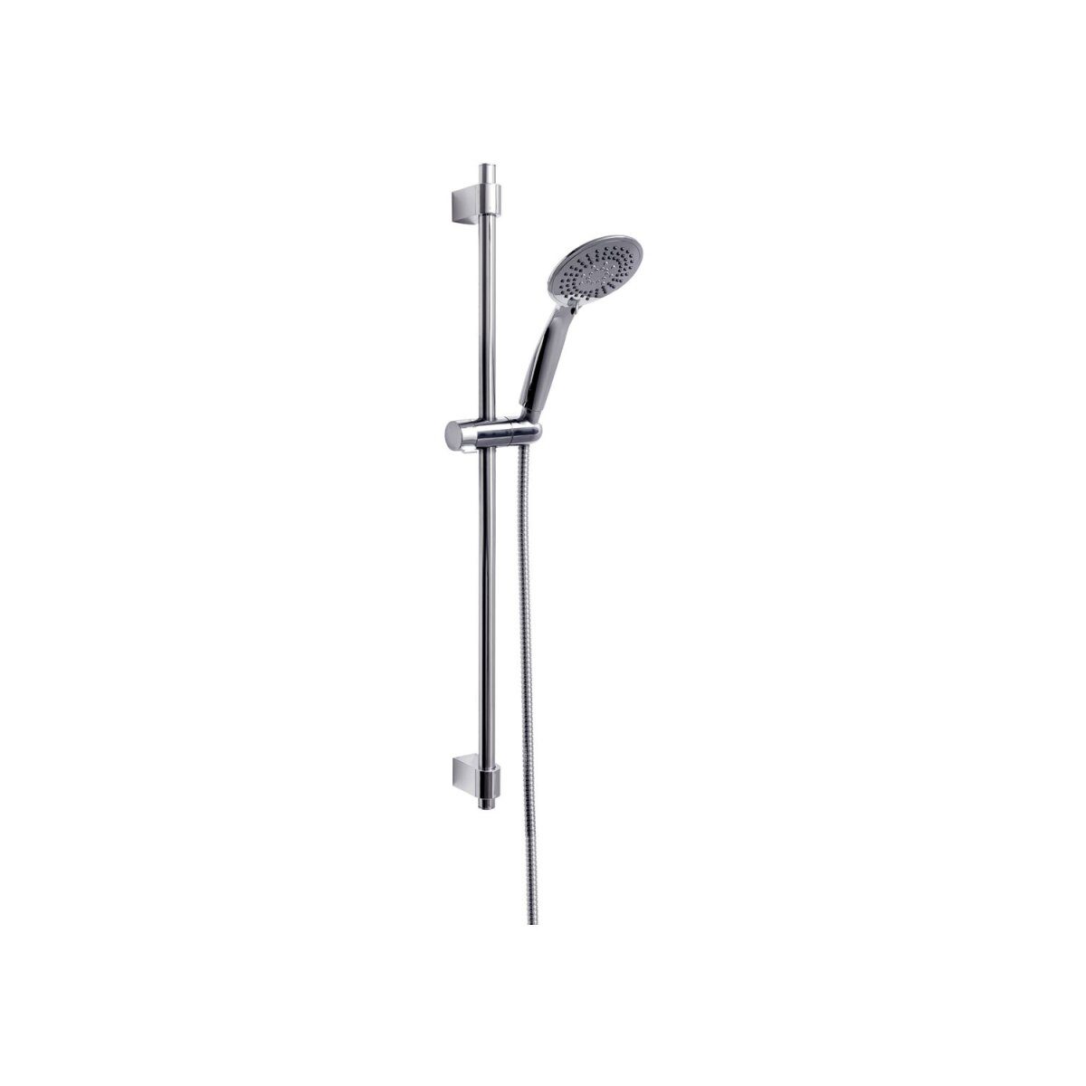 Wenko Brauseset »Young«, Handbrause Ø 11 cm, 5 Strahlarten (Chrom)