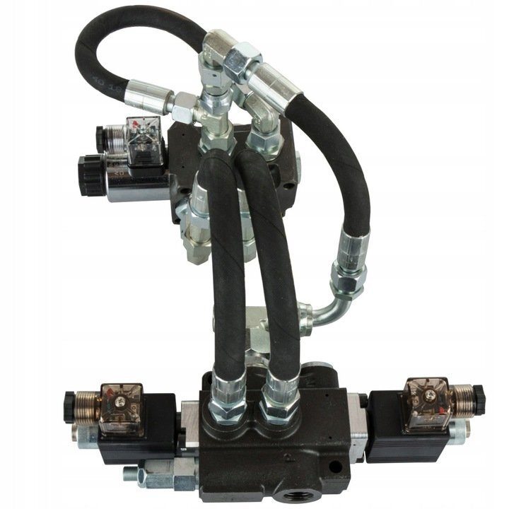 Single section electric distribution kit with 1 section and additional snow plow with floating function