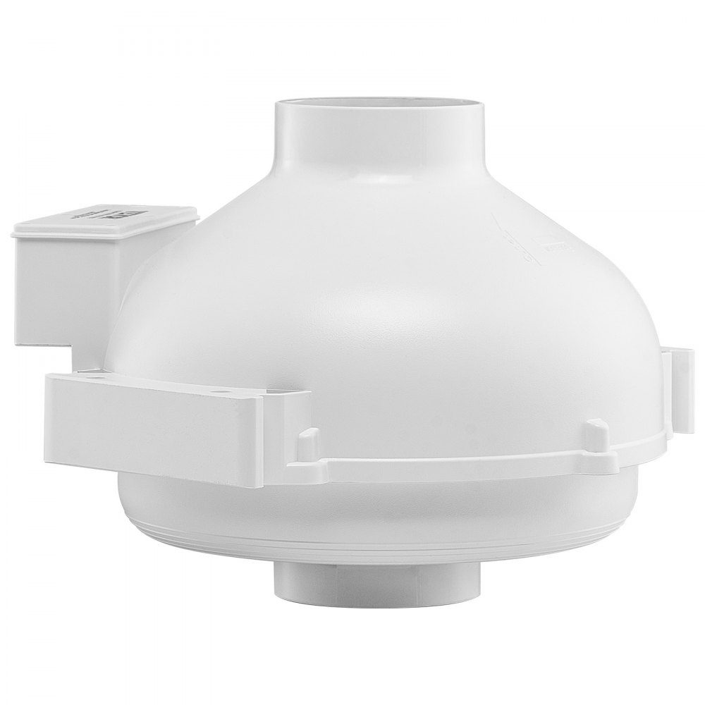 98–89 mm Radon-Lüfter-Installationsset, 260 CFM Radon-Minderungs-Lüftersystem-Set mit 2 Kupplungen, Manometer, Inline-Kanalventilator-Abluftventilator für Innen- und Außenlüftung