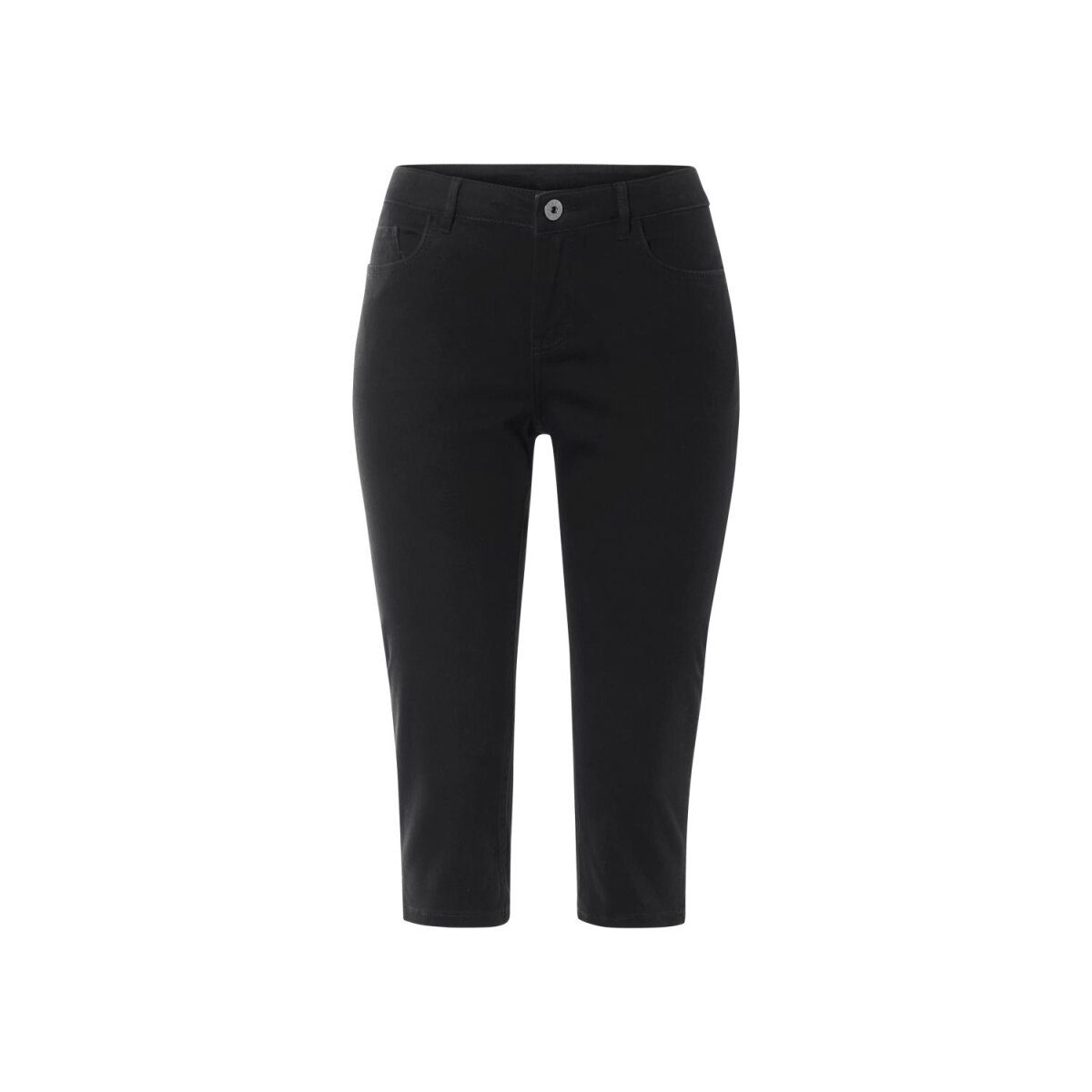 esmara® women's capri jeans, super skinny (black, 42)