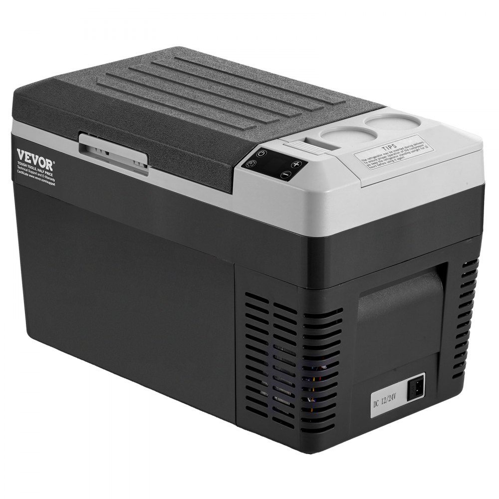 Portable Car Fridge, 12V Car Fridge, 25L Portable Single Zone Freezer, Adjustable Temperature, Compressor Cooler for Home, Outdoor, Camping, RV, Car