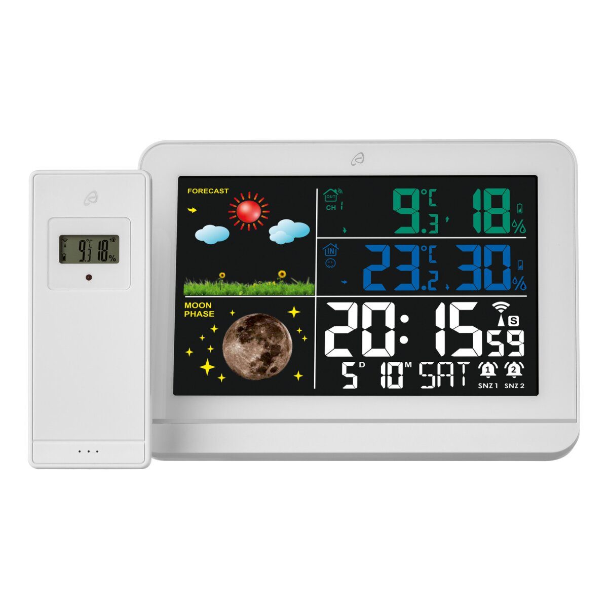 AURIOL® weather station, with color display (white) good