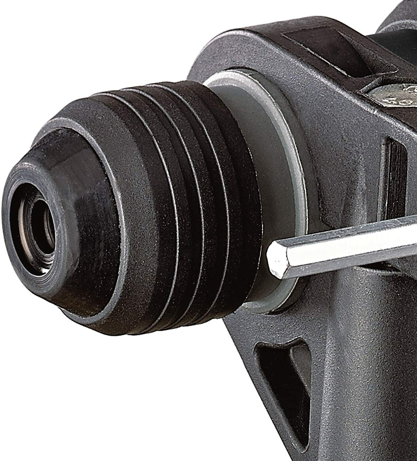 Einhell RT-RH 20/1 hammer drill (500 W, 1.6 J, drilling capacity Ø in concrete 20 mm, SDS-Plus, anti-twist device, overload slip clutch, metal drilling depth stop, speed preselection)