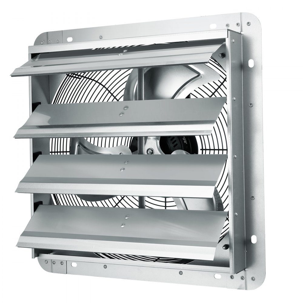 Exhaust Fan 406mm 1400RPM 1506CFM Aluminum Wall Fan with AC Motor Ventilation and Cooling for Greenhouse Garage Shed Shop – Part No. HT-22746