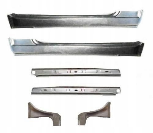 Binnendorpels, buitendorpels, dorpelset, reparatieset voor Fiat 126p set links en rechts