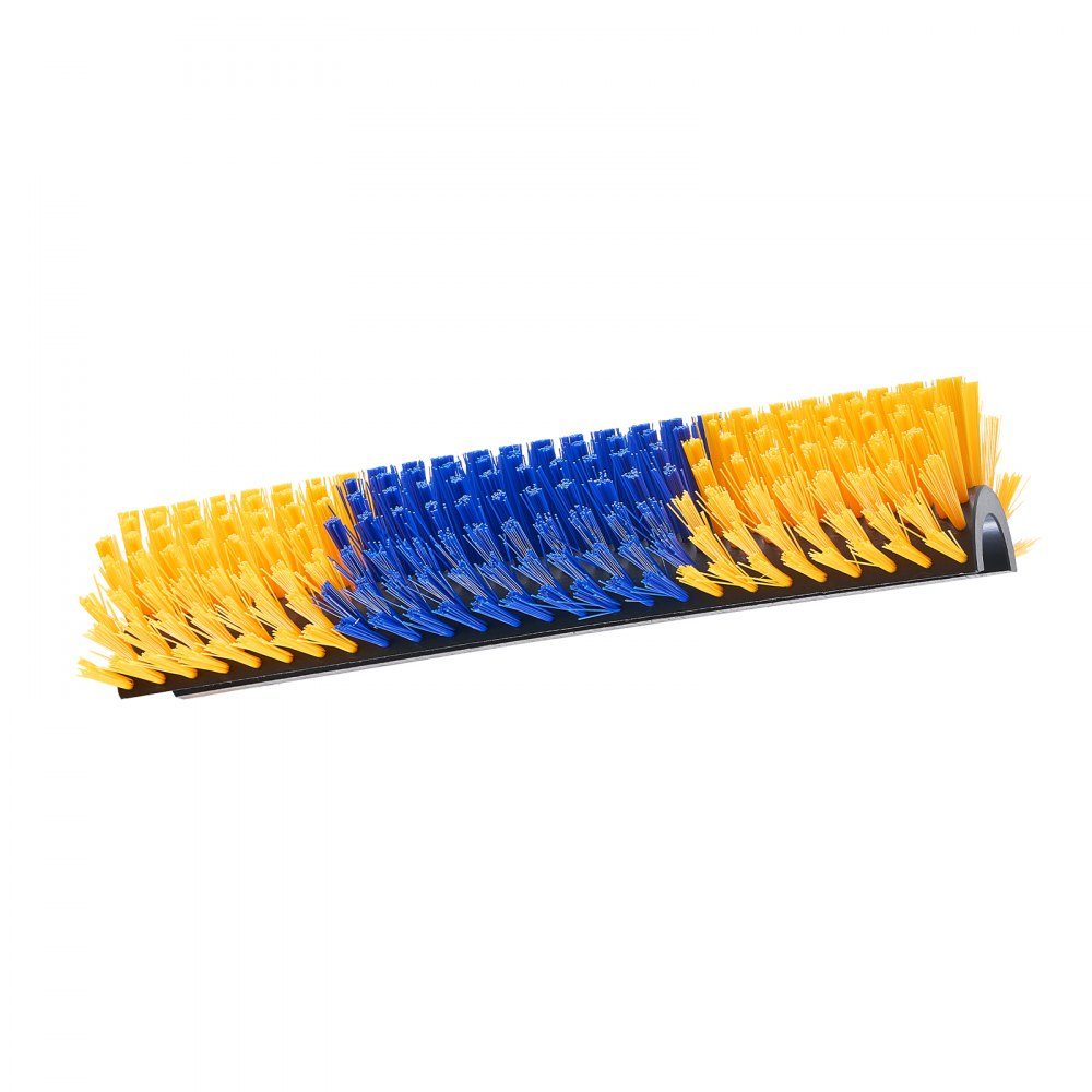 Scratching brush, set of 6 cattle brushes with 12 screws, 51 x 19 x 10 cm scrubbing brush, for relieving itching & for cleaning, grooming & scratching post brush for horses, pigs & cattle