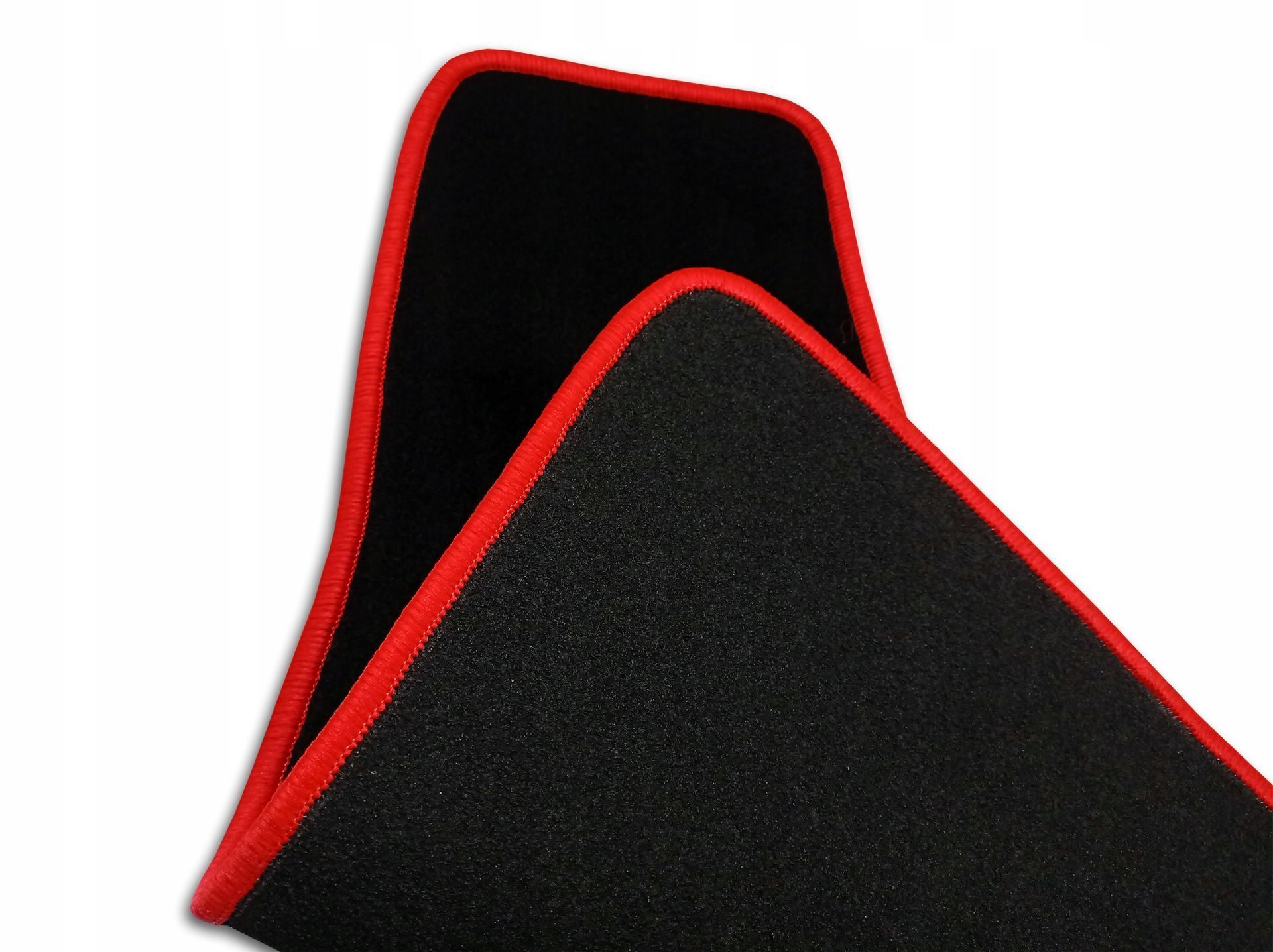 Handgemaakte velours matten vloermatten SET voor AUDI modelselectie + BORDUURSEL