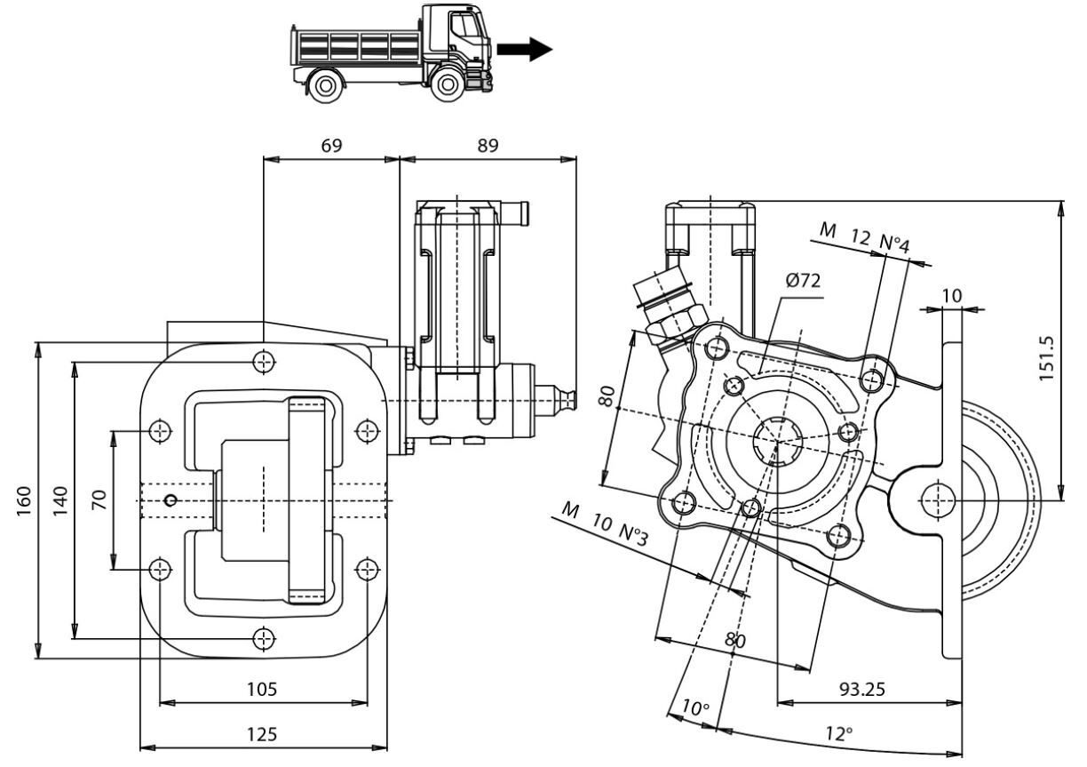 Iveco PTO p20z2m34201 ZF