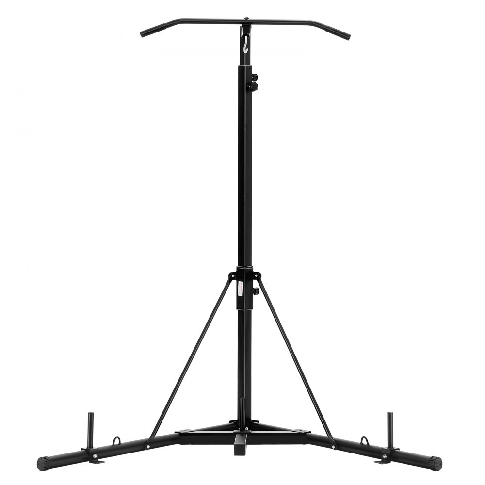 2-in-1 bokszakstandaard trainingsapparaat zandzakframe van staal, in hoogte verstelbare bokszakhouder met optrekstang (draagvermogen 65 kg), vrijstaande fitnessapparatuur voor in de sportschool zwart 2-in-1 bokszakstandaard trainingsapparaat zandzakframe van staal, in hoogte verstelbare bokszakhouder met optrekstang (draagvermogen 65 kg), vrijstaande fitnessapparatuur voor in de sportschool zwart