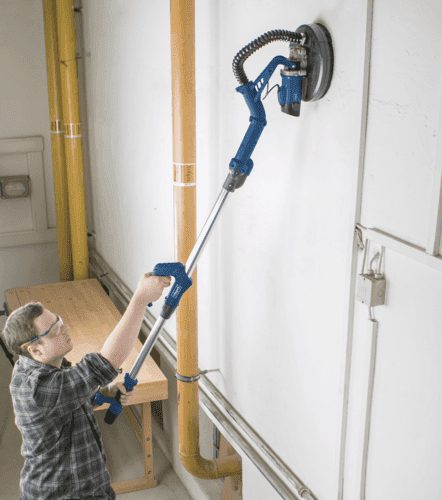 Wand- und Deckenschleifer DS920 scheppach - 230V 50Hz 710W | Inklusive 24-teiligem Zubehörset