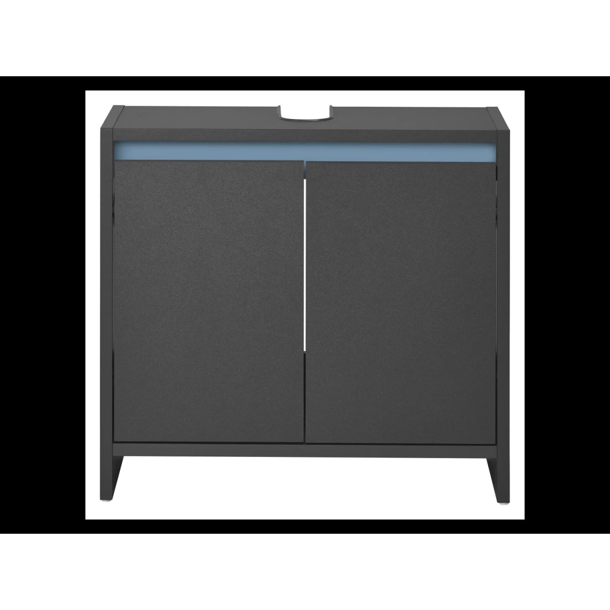 LIVARNO home Meuble vasque « Oslo » avec 2 portes, anthracite