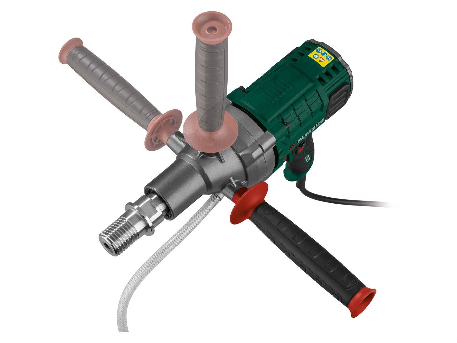 XXL starter set core drill 1800 W, 120 mm drilling diameter mit 12-teiligem drill set