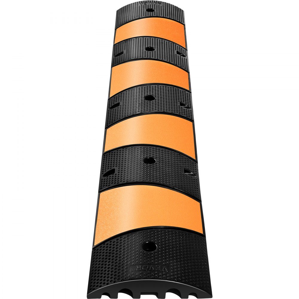 Cable protection ramp, cable bridge, overrun protection ramp with 2 channels 185x31x5.5cm up to 9980kg