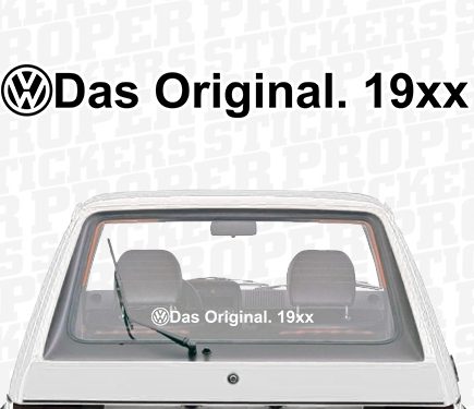 Volkswagen Het Origineel – Sticker – 60 x 6,8 cm