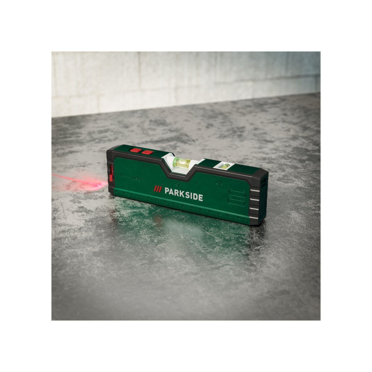 PARKSIDE® laser spirit level “PLW A5”, with illuminated tube levels