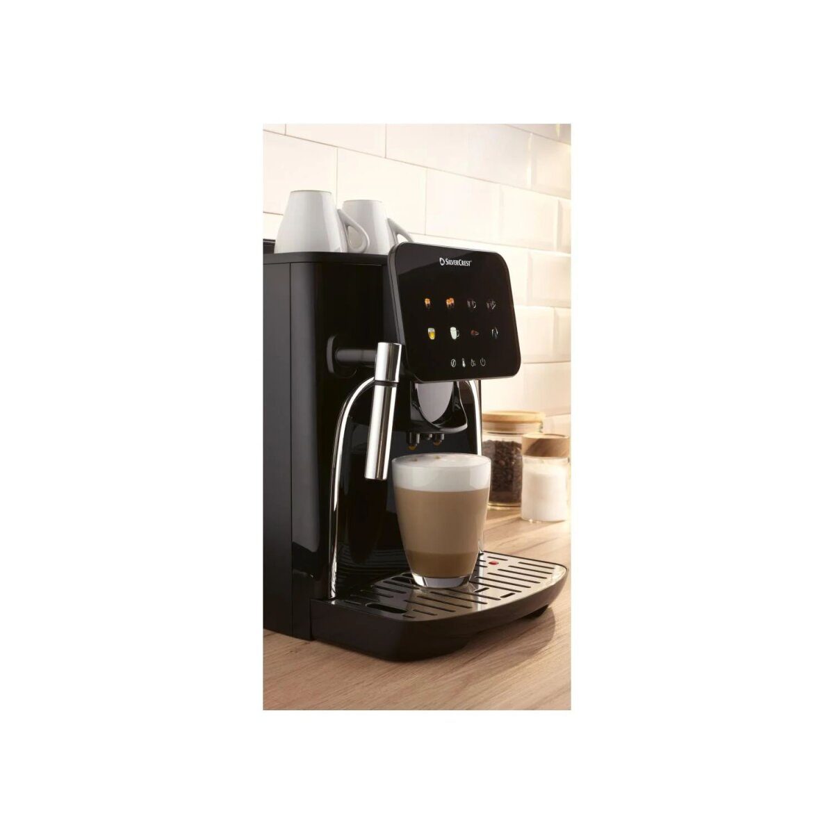 SILVERCREST® volautomatische koffiemachine »SKVA 1450 A2« gebruikt