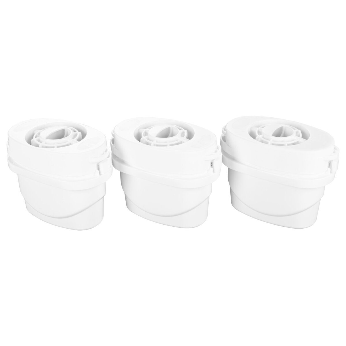 LIVARNO HOME Wasserfilter-Kartuschen, 3 Stück inkl. Adapter für Brita-Wasserkaraffen
