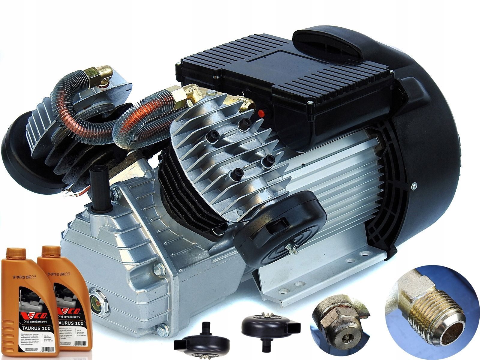 Motor Ersatzmotor KOMPRESSOR Ölkompressorpumpe V2 230V 10 bar