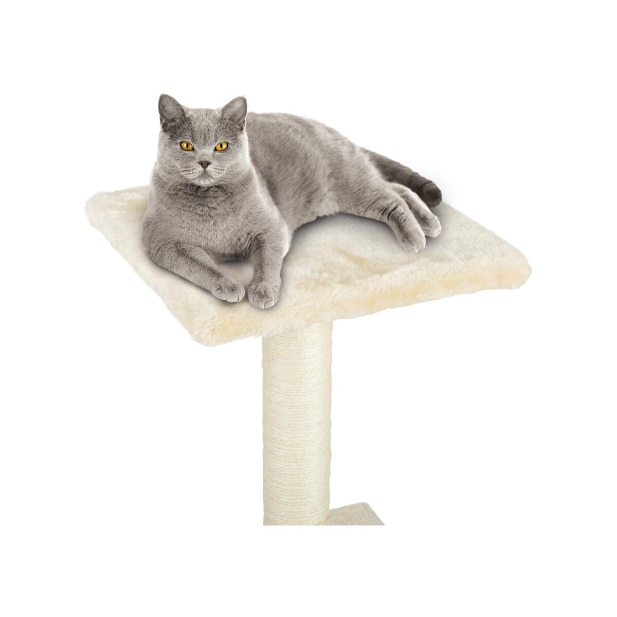 zoofari® Kratzbaum, 87 x 36 x 36 cm, beige gut