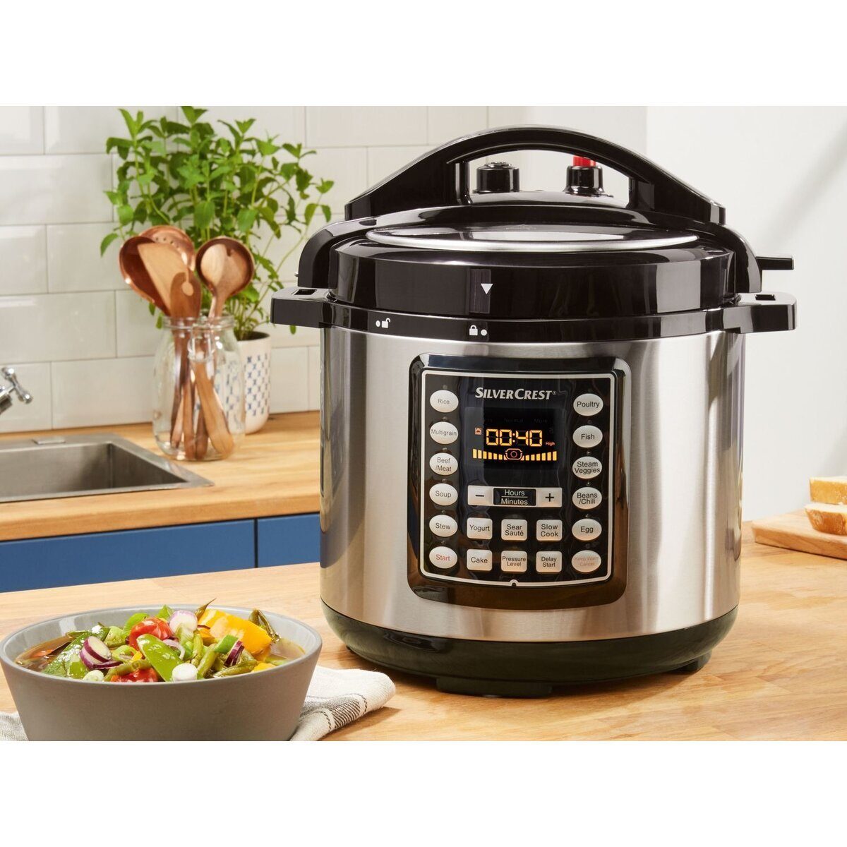 SILVERCREST® KITCHEN TOOLS Mehrtopf-Schnellkochtopf »SSM 1000 A2«, 1000 W