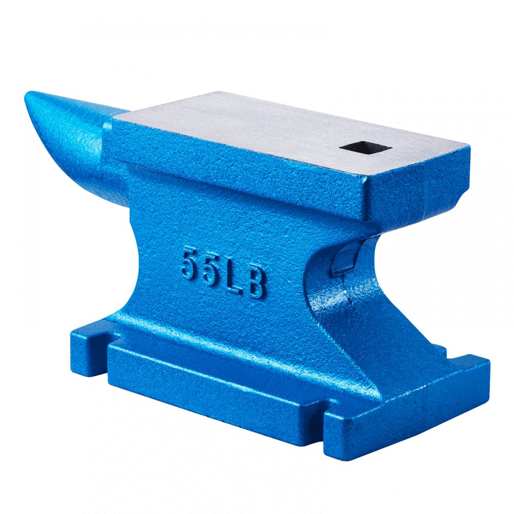 Amboss, 25 kg, Schmiedeamboss für Schmiede, einzelnes Horn, Schmiedewerkzeug aus Gusseisen, robust