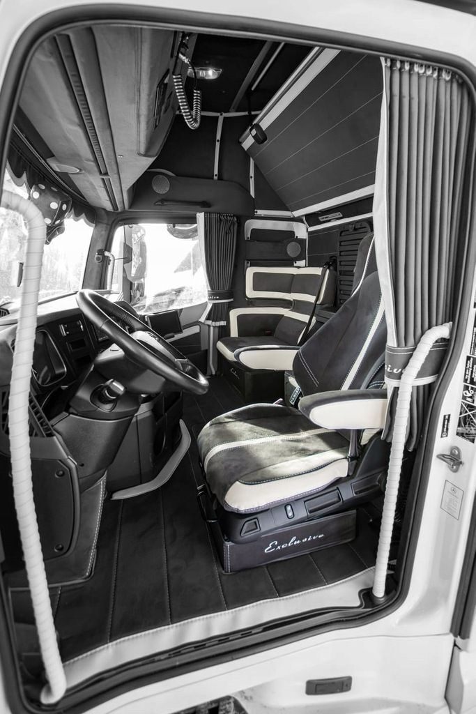 Handcrafted high-quality Actros truck SEAT COVERS Mercedes ACTROS MP4 saloon cabin BEIGE mix complete set
