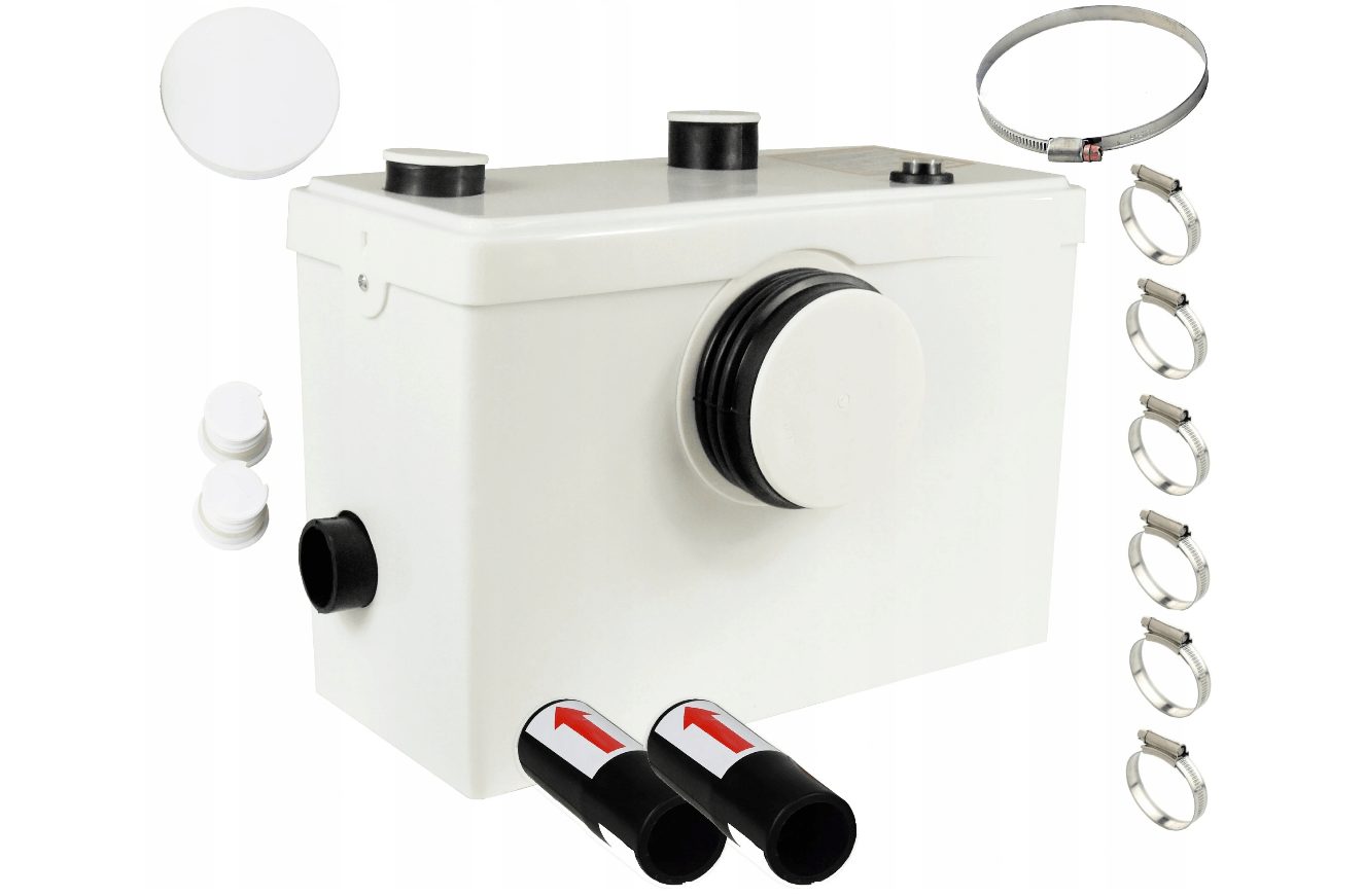 #SALE# Hebeanlage Abwasserpumpe Fäkalienpumpe Toilette Premium SET 600W