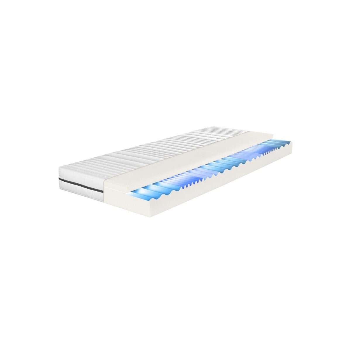 LIVARNO home comfortschuimmatras Waves, H3, 90 x 190 cm