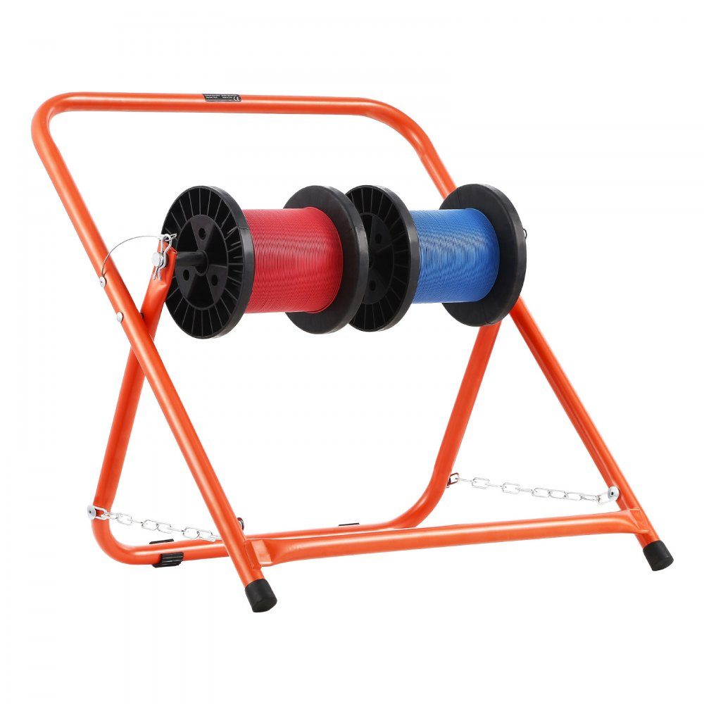 Wire Spool Holder, Steel Frame, Foldable Cable Dispenser, Load Capacity 45kg, Portable Wire Dispenser for Storing 50cm Diameter Spools in Various Conditions