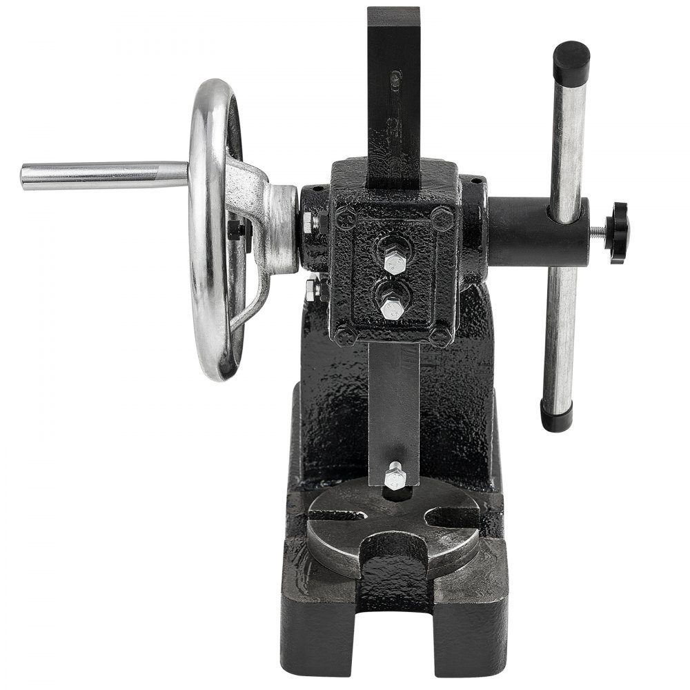 Mandrel Press, 1 Ton Hand Lever Press, Manual Mandrel Press Precision Hand Press, 135mm Maximum Height, Desktop Manual Cast Iron Punch Press for Punching, Bending, Stretching, Forming
