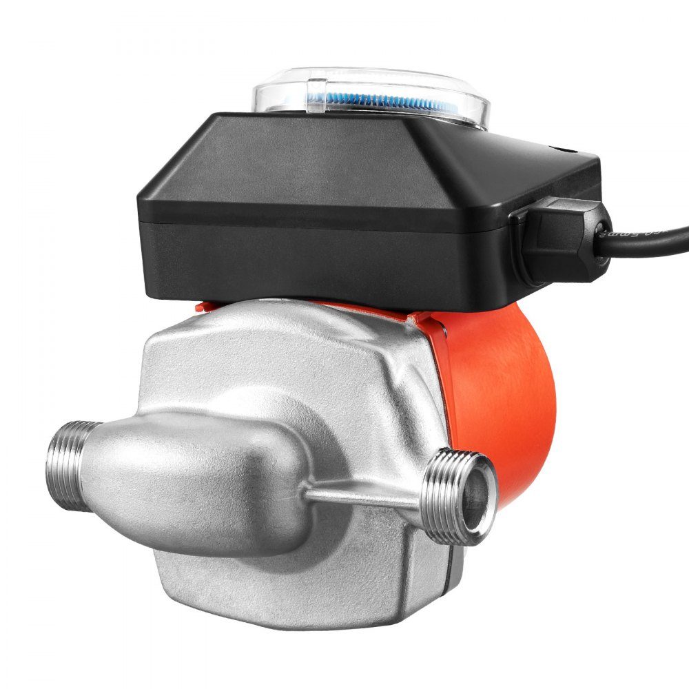 Circulation Pump with Timer 38L/min Instant Circulation Pump System 100W AC 220-240V Heating Pump G3/4" to G1/2" Connection for Boiler Hot Water Preparation