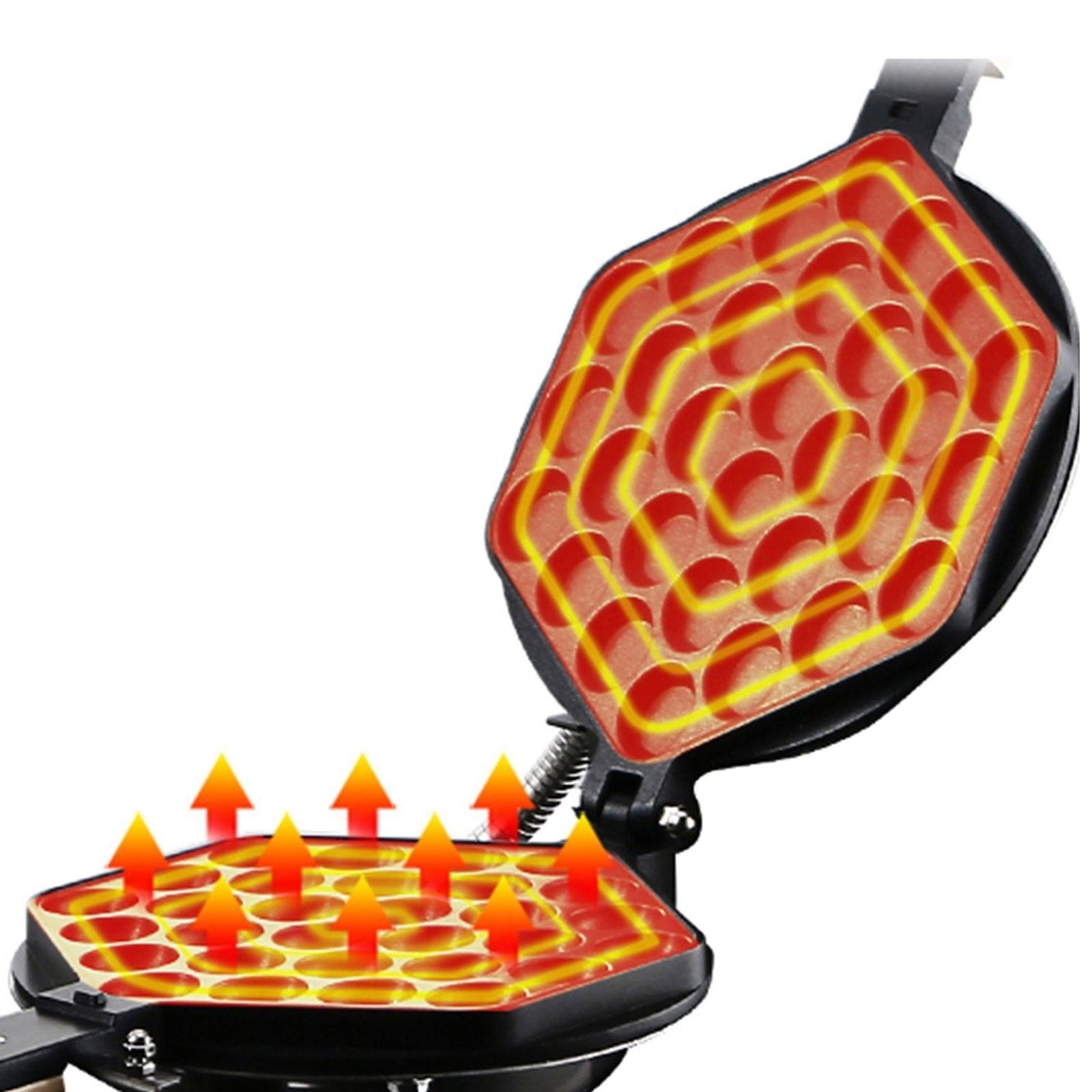 Restaurant Snack Waffle Machine 1400W Waffle Machine Waffle Iron 6kg Stainless Steel
