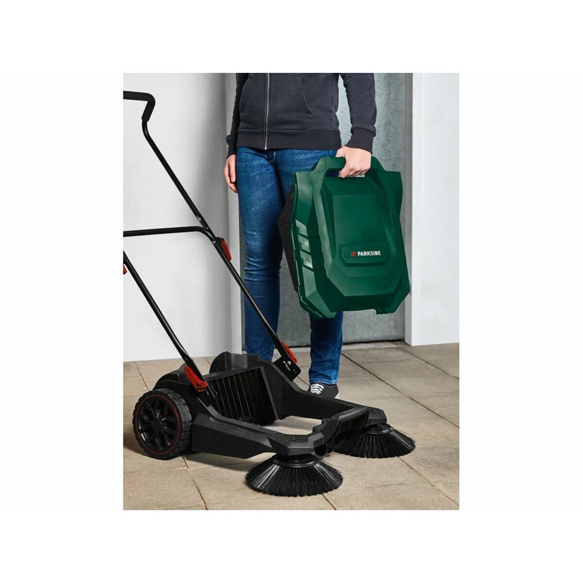 PARKSIDE® Kehrmaschine »PKM 24 A1«, mit 2 Tellerbürsten