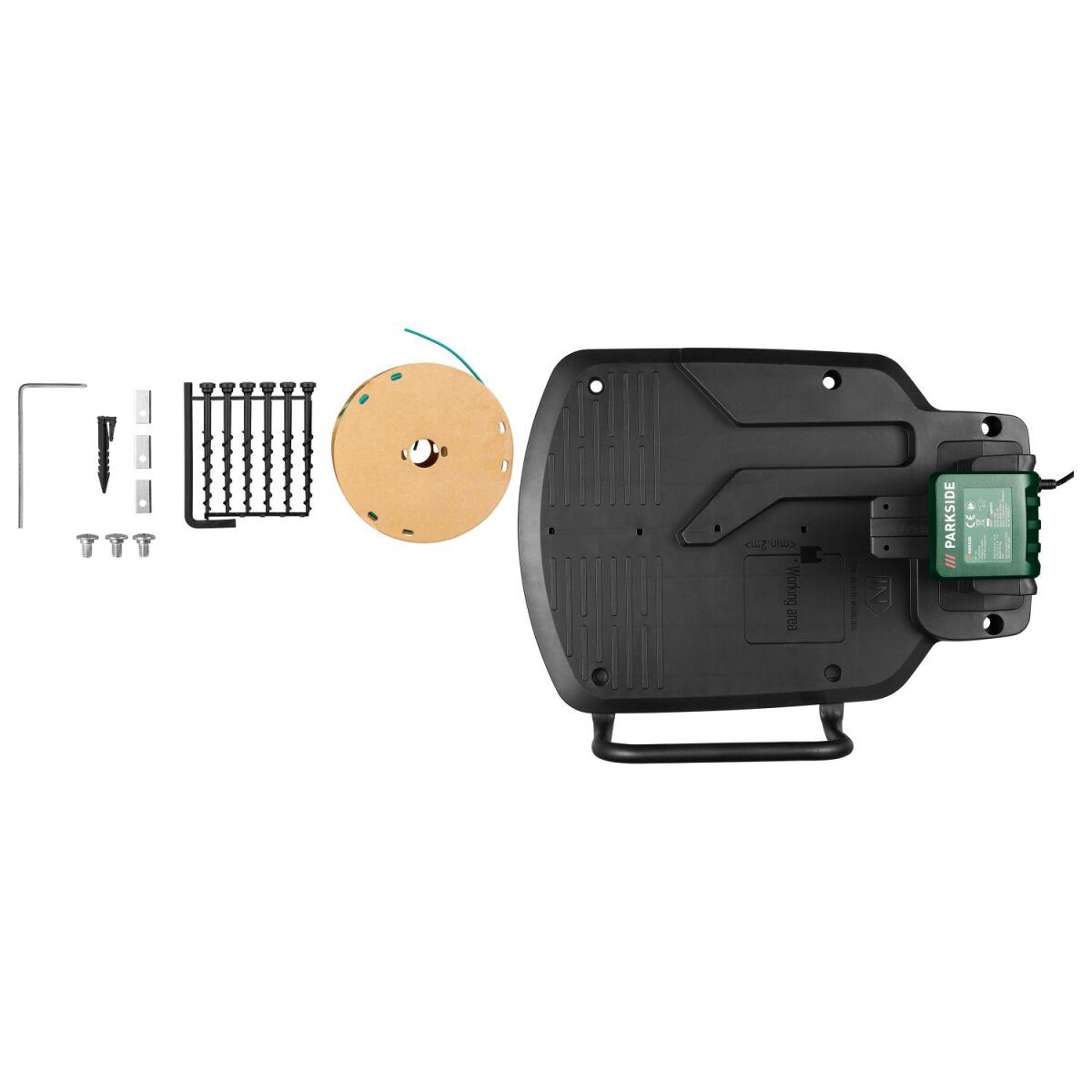 PARKSIDE® 20 V robotic lawnmower “PAMRC 250 A1 City”, with battery and charging station